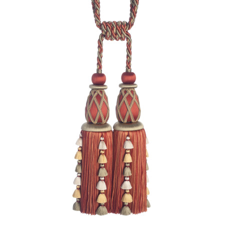 CORD WITH TAPE - PALAIS DOUBLE TASSEL TIEBACK - 06