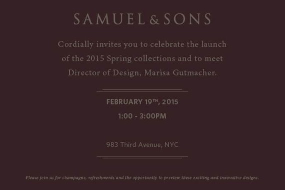 Join Us For a Champagne Reception Celebrating New Spring Collections