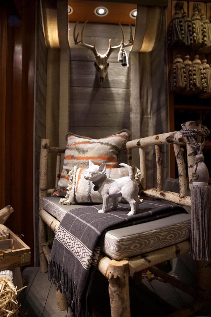 Fall Window Display at Samuel and Sons New York
