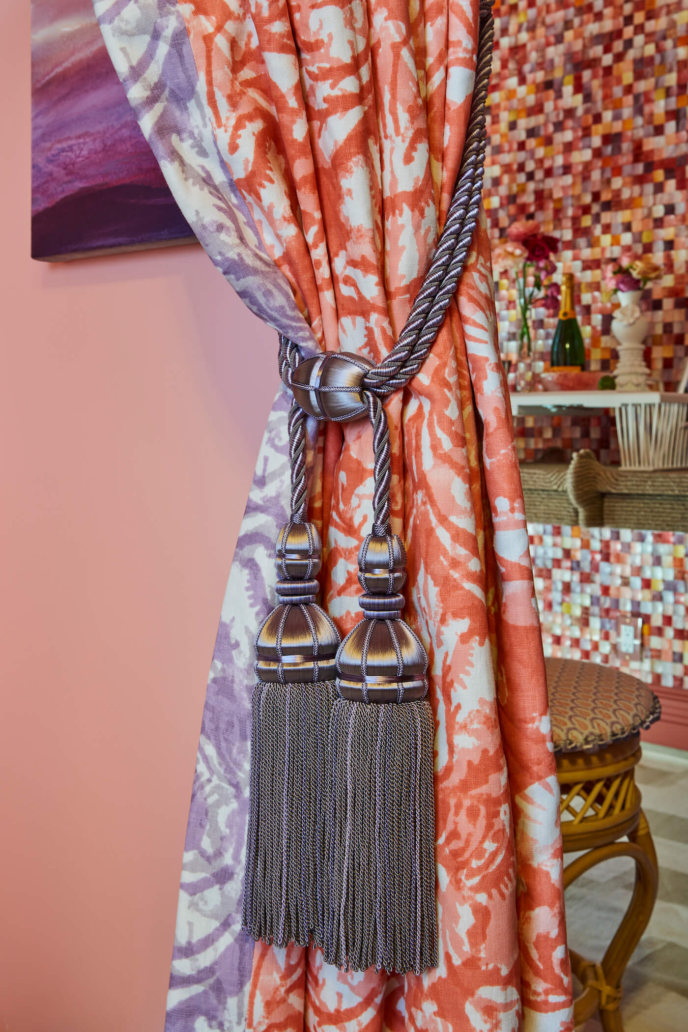 Samuel and Sons Tassels, interior design by Mark P. Finlay Interiors