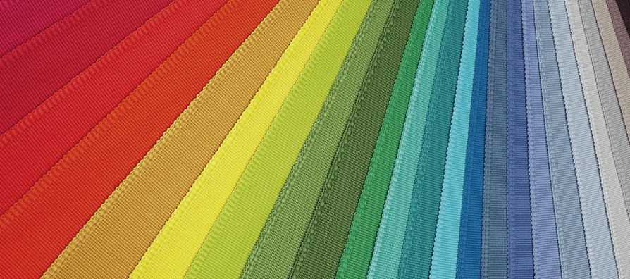 Explore 100+ colors of tape trims and cords in the Cambridge Strie Braid from Samuel & Sons