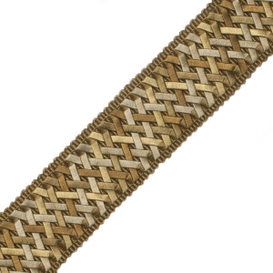 BORDERS/TAPES - 1.4" NORMANDY HANDWOVEN BORDER - 07