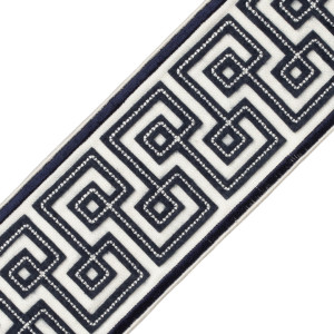 LAUDINELLA APPLIQUÉ BORDER - OYSTER - Samuel and Sons