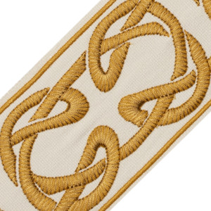 BORDERS/TAPES - SERPENTINE EMBROIDERED BORDER - 29