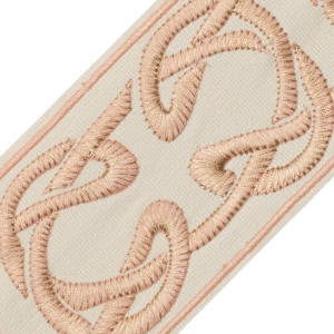 BORDERS/TAPES - SERPENTINE EMBROIDERED BORDER - 32