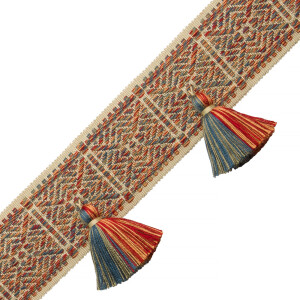 TASSEL/BALL FRINGE - TAOS TASSELED BORDER - 05