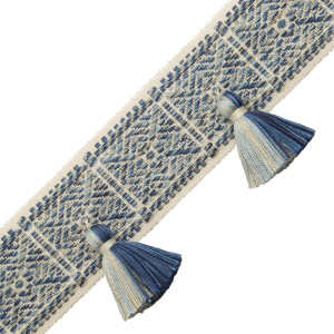 TASSEL/BALL FRINGE - TAOS TASSELED BORDER - 06