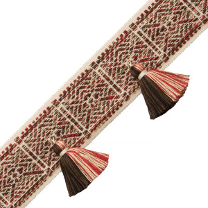 TASSEL/BALL FRINGE - TAOS TASSELED BORDER - 07