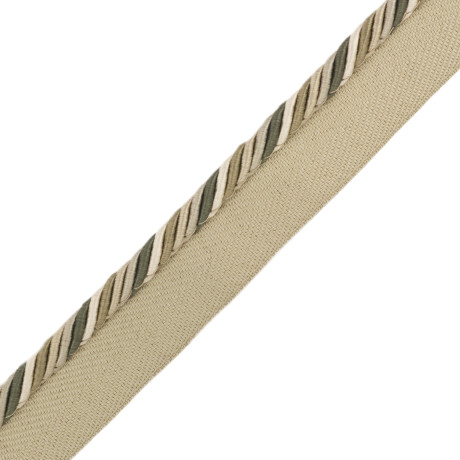BORDERS/TAPES - 1/4" ORSAY SILK CORD WITH TAPE - 14