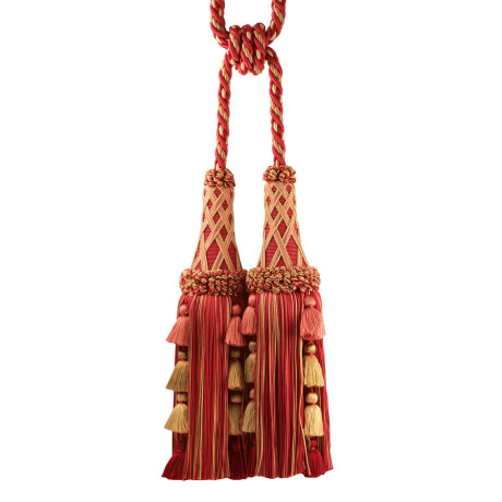 CORD WITH TAPE - ORSAY SILK DOUBLE TASSEL TIEBACK - 7