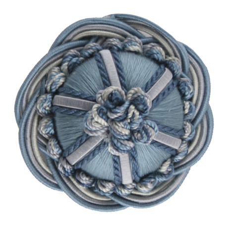 CORD WITH TAPE - 2" ORSAY SILK ROSETTE - 5