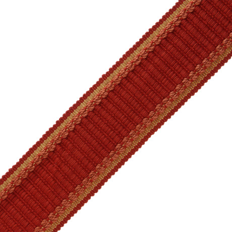 CORD WITH TAPE - 1.6" LANCASTER RIBBED BORDER - 19