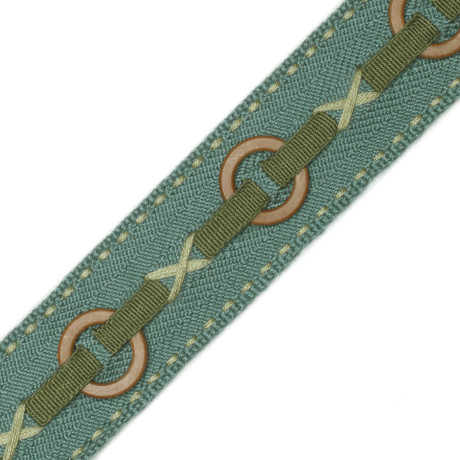 CORD WITH TAPE - 1.5" CABANA RING BORDER - 16