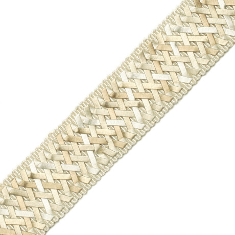 CORD WITH TAPE - 1.4" NORMANDY HANDWOVEN BORDER - 02