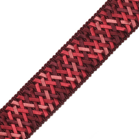 CORD WITH TAPE - 1.4" NORMANDY HANDWOVEN BORDER - 11