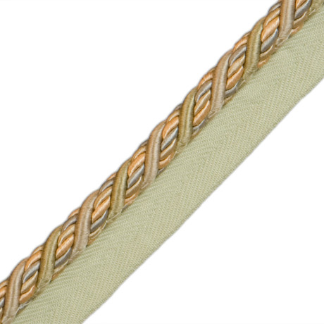 BORDERS/TAPES - 1/2" NORMANDY SILK CORD WITH TAPE - 17