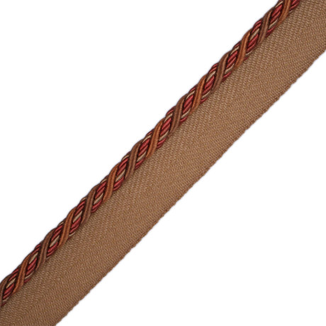 BORDERS/TAPES - 1/4" NORMANDY SILK CORD WITH TAPE - 08