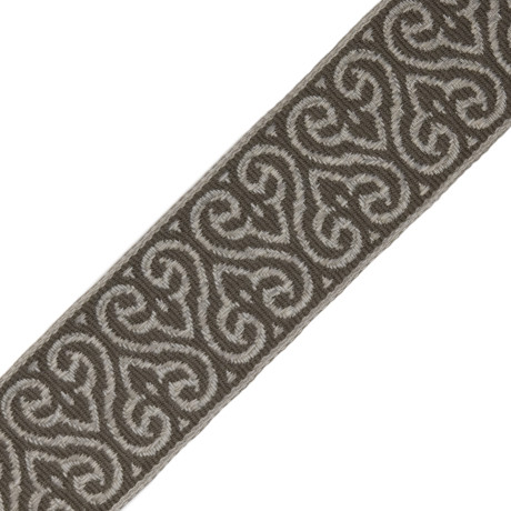 CORD WITH TAPE - 3" ESPADRILLE WOVEN BORDER - 25