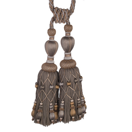 CORD WITH TAPE - NORMANDY DOUBLE TASSEL TIEBACK - 04