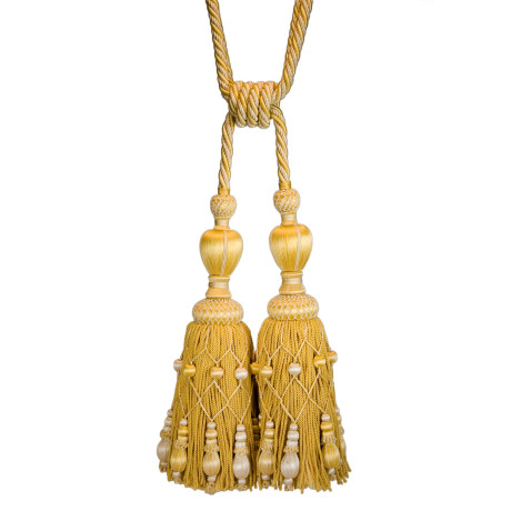 CORD WITH TAPE - NORMANDY DOUBLE TASSEL TIEBACK - 06