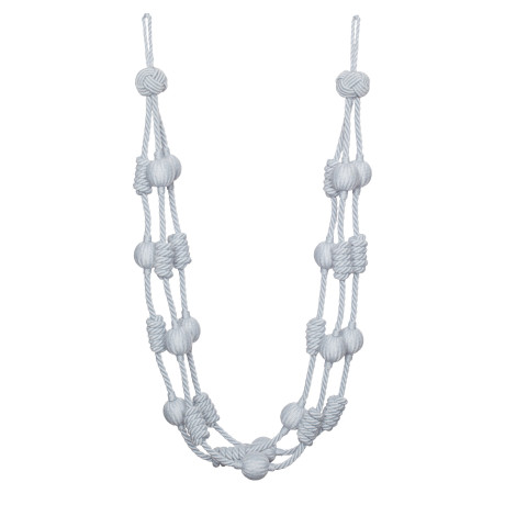 CORD WITH TAPE - HARBOUR BEADED & KNOTTED HOLDBACK - 04