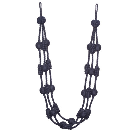 CORD WITH TAPE - HARBOUR BEADED & KNOTTED HOLDBACK - 09