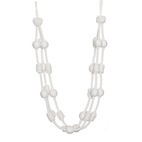CORD WITH TAPE - HARBOUR BEADED & KNOTTED HOLDBACK - 10