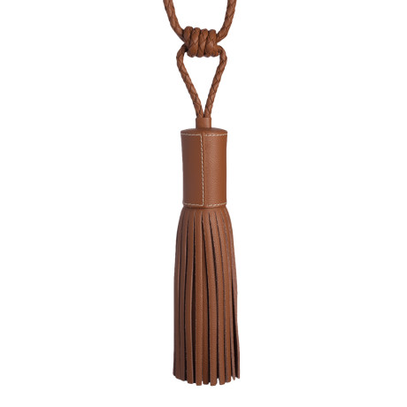 CORD WITH TAPE - TOSCANA LEATHER TASSEL TIEBACK - 5110