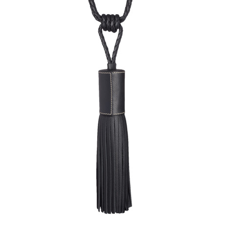 CORD WITH TAPE - TOSCANA LEATHER TASSEL TIEBACK - 5300