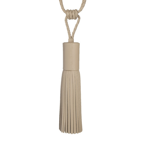 CORD WITH TAPE - TOSCANA LEATHER TASSEL TIEBACK - 5320