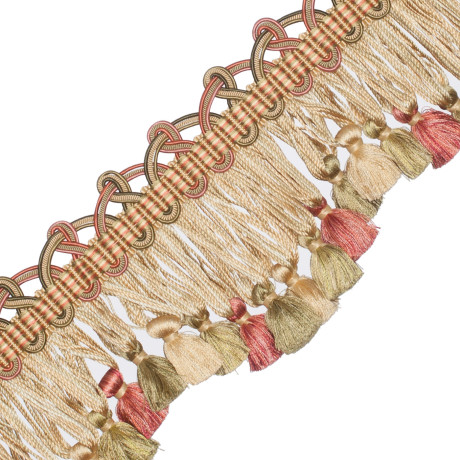 CORD WITH TAPE - PALAIS SCALLOPED TASSEL FRINGE - 07