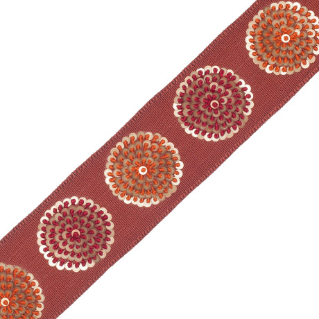 CORD WITH TAPE - ASTRA EMBROIDERED BORDER - 14