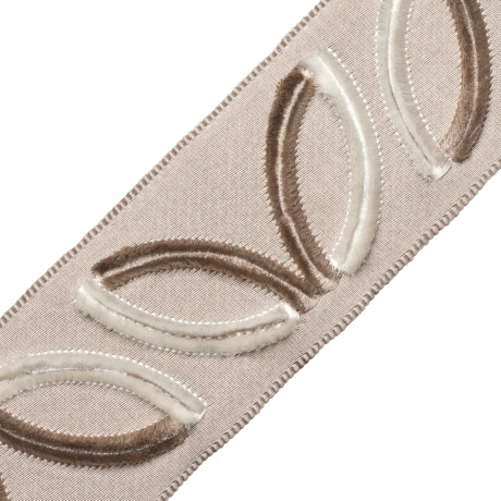 CORD WITH TAPE - VIVIENNE EMBROIDERED BORDER - 01
