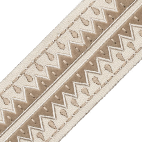CORD WITH TAPE - UXMAL APPLIQUÉ BORDER - 01