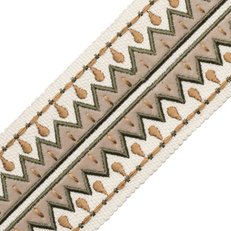 CORD WITH TAPE - UXMAL APPLIQUÉ BORDER - 08