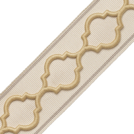 CORD WITH TAPE - CORINNE EMBROIDERED BORDER - 05