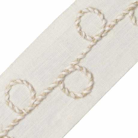 ROSETTES/TUFTS/FROGS - UMA EMBROIDERED BORDER - 03