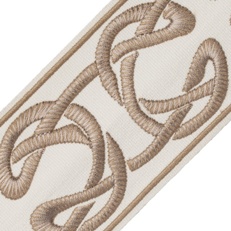 BORDERS/TAPES - SERPENTINE EMBROIDERED BORDER - 13