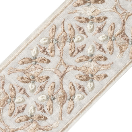 CORD WITH TAPE - GYPSY EMBROIDERED BORDER - 01