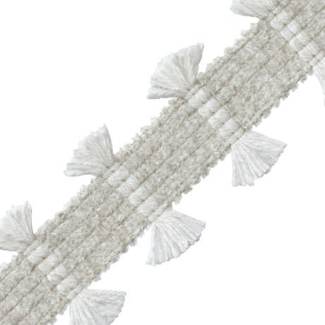 CORD WITH TAPE - ASPEN TUFTED BORDER - 01