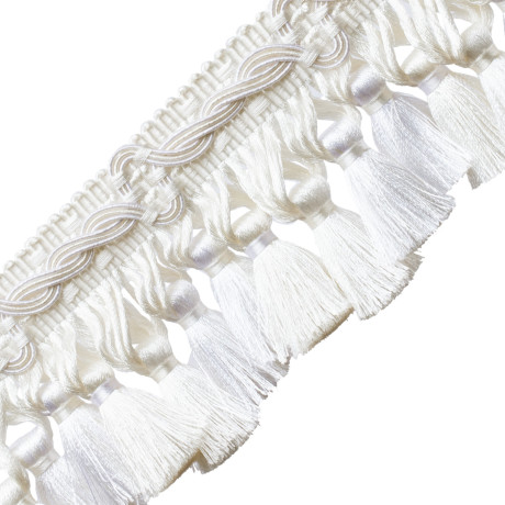 CORD WITH TAPE - TRIANON SCALLOPED TASSEL FRNGE - 01