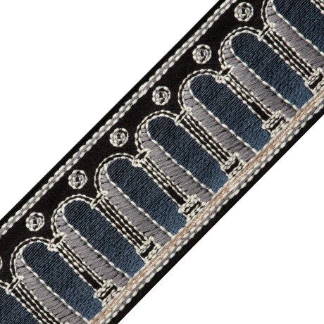 CORD WITH TAPE - ARCHI EMBROIDERED BORDER - 03