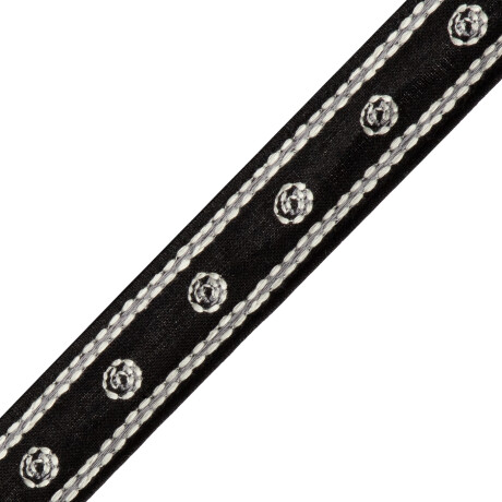 CORD WITH TAPE - PUNTO EMBROIDERD BORDER - 03