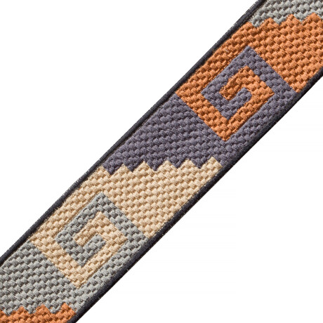 CORD WITH TAPE - MOJAVE EMBROIDERED BORDER - 02