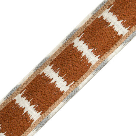 CORD WITH TAPE - TAOS EMBROIDERED BORDER - 03