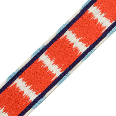 CORD WITH TAPE - TAOS EMBROIDERED BORDER - 05