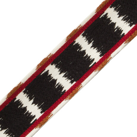 CORD WITH TAPE - TAOS EMBROIDERED BORDER - 07