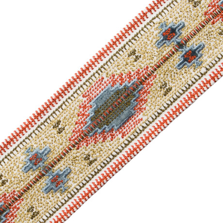 CORD WITH TAPE - SEDONA EMBROIDERED BORDER - 05