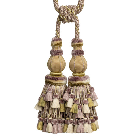 CORD WITH TAPE - BAGATELLE DOUBLE TASSEL TIEBACK - 07