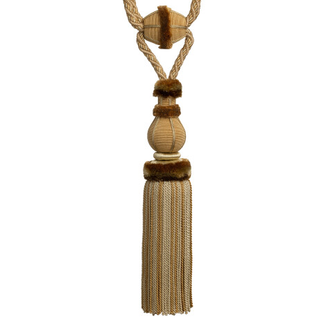 BRUSH FRINGE - BAGATELLE SINGLE TASSEL TIEBACK - 09